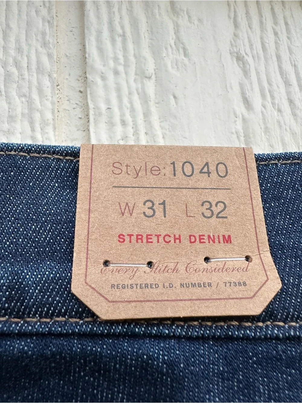 J. Crew 1040 Men’s Athletic Tapered-fit Jeans in One-Year Wash $139 NEW 31X32